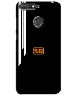 Чехол для Huawei Y6 Prime 2018 с картинкой «PUBG — вертикальные линии»