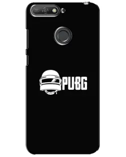 Чехол для Huawei Y6 Prime 2018 с картинкой «PUBG — классический лого»