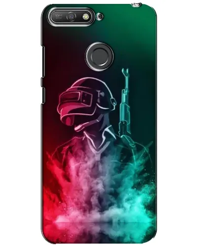 Чехол для Huawei Y6 Prime 2018 с картинкой «PUBG — огненный воин»