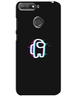 Чохол для Huawei Y6 Prime 2018 з картинкою «Among Us неон»