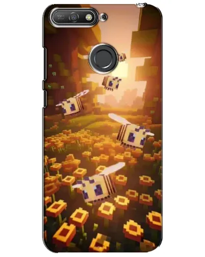 Чехол для Huawei Y6 Prime 2018 с картинкой «Поле подсолнухов»