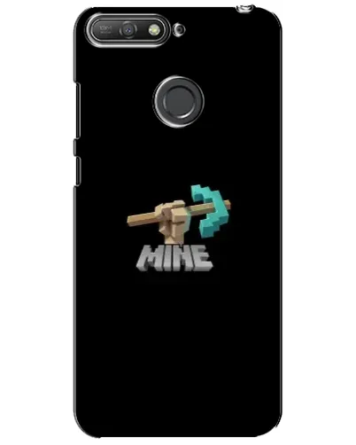 Чехол для Huawei Y6 Prime 2018 с картинкой «Алмазная кирка»