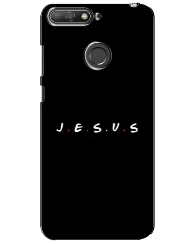 Чехол для Huawei Y6 Prime 2018 с картинкой «Точки веры J.E.S.U.S.» Чехол для Huawei Y6 Prime 2018 с картинкой «Точки веры J.E.S.U.S.»