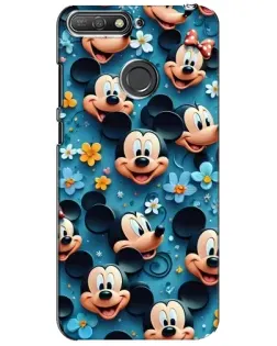 Чохол для Huawei Y6 Prime 2018 з картинкою «Паттерн Міккі та Мінні» Чохол для Huawei Y6 Prime 2018 з картинкою «Паттерн Міккі та Мінні»
