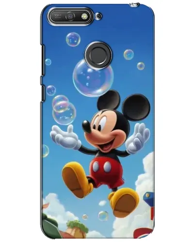 Чохол для Huawei Y6 Prime 2018 з картинкою «Mickey та мильні бульбашки»