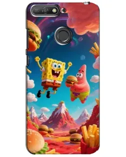 Чохол для Huawei Y6 Prime 2018 з картинкою «Космічний фастфуд» Чохол для Huawei Y6 Prime 2018 з картинкою «Космічний фастфуд»