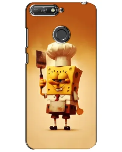Чехол для Huawei Y6 Prime 2018 с картинкой «Губка Боб повар» Чехол для Huawei Y6 Prime 2018 с картинкой «Губка Боб повар»