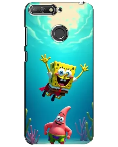 Чехол для Huawei Y6 Prime 2018 с картинкой «Спанч Боб под водой» Чехол для Huawei Y6 Prime 2018 с картинкой «Спанч Боб под водой»