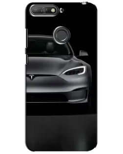 Чохол для Huawei Y6 Prime 2018 з картинкою «Tesla Model S Look» Чохол для Huawei Y6 Prime 2018 з картинкою «Tesla Model S Look»