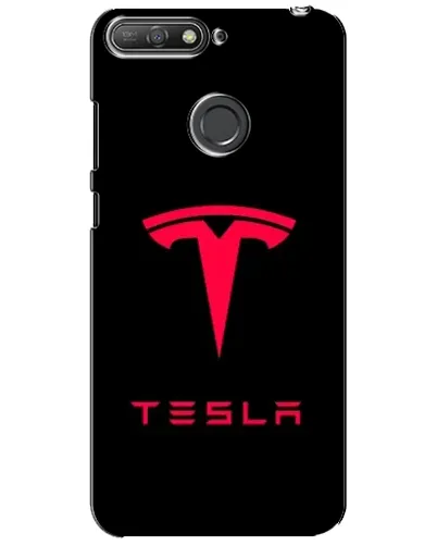 Чохол для Huawei Y6 Prime 2018 з картинкою «Tesla Red Logo» Чохол для Huawei Y6 Prime 2018 з картинкою «Tesla Red Logo»