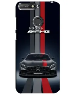 Чохол для Huawei Y6 Prime 2018 з картинкою «Mercedes — білий карбон» Чохол для Huawei Y6 Prime 2018 з картинкою «Mercedes — білий карбон»