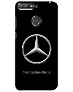 Чохол для Huawei Y6 Prime 2018 з картинкою «Mercedes Silver Logo»