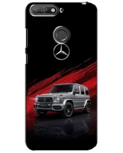 Чохол для Huawei Y6 Prime 2018 з картинкою «Mercedes G-Class червоний»