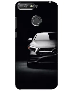 Чохол для Huawei Y6 Prime 2018 з картинкою «Світло фар Mercedes»