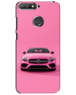 Чехол для Huawei Y6 Prime 2018 с картинкой «Розовый Mercedes AMG» Чехол для Huawei Y6 Prime 2018 с картинкой «Розовый Mercedes AMG»