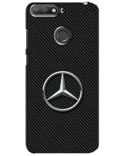 Чехол для Huawei Y6 Prime 2018 с картинкой «Карбоновый Mercedes стиль» Чехол для Huawei Y6 Prime 2018 с картинкой «Карбоновый Mercedes стиль»