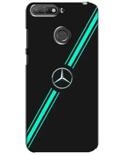 Чехол для Huawei Y6 Prime 2018 с картинкой «Спортивные линии Mercedes» Чехол для Huawei Y6 Prime 2018 с картинкой «Спортивные линии Mercedes»