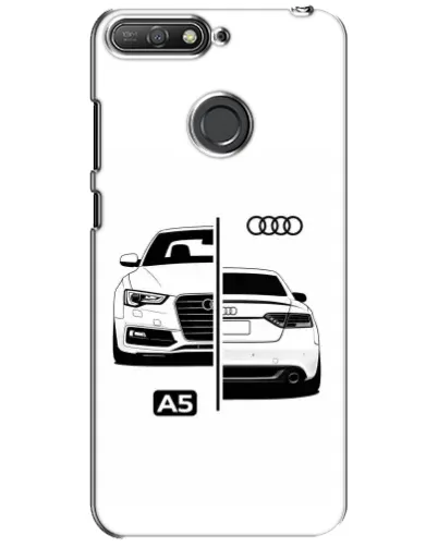 Чохол для Huawei Y6 Prime 2018 з картинкою «Audi — контрастний дизайн» Чохол для Huawei Y6 Prime 2018 з картинкою «Audi — контрастний дизайн»