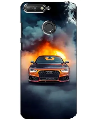 Чохол для Huawei Y6 Prime 2018 з картинкою «Audi у вогняному диму» Чохол для Huawei Y6 Prime 2018 з картинкою «Audi у вогняному диму»