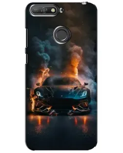 Чохол для Huawei Y6 Prime 2018 з картинкою «Lamborghini димна естетика» Чохол для Huawei Y6 Prime 2018 з картинкою «Lamborghini димна естетика»