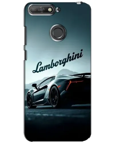 Чохол для Huawei Y6 Prime 2018 з картинкою «Класичний Lamborghini надпис»