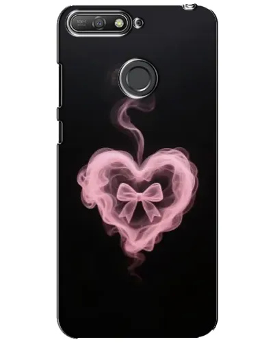 Чехол для Huawei Y6 Prime 2018 с картинкой «Дымчатое сердце»