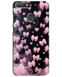 Чехол для Huawei Y6 Prime 2018 с картинкой «Неоновое кружево»