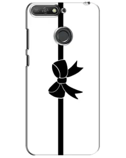 Чехол для Huawei Y6 Prime 2018 с картинкой «Вертикальный бант»