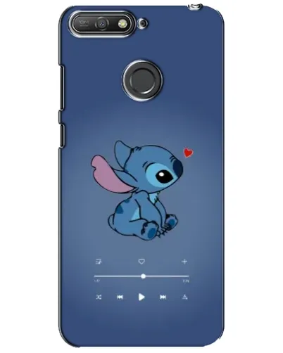 Чехол для Huawei Y6 Prime 2018 с картинкой «Музыкальный Stitch»