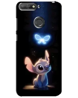 Чехол для Huawei Y6 Prime 2018 с картинкой «Сияющий Стич»