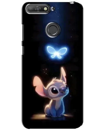 Чехол для Huawei Y6 Prime 2018 с картинкой «Сияющий Стич»