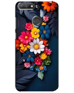 Чехол для Huawei Y6 Prime 2018 с картинкой «Цветочная феерия»