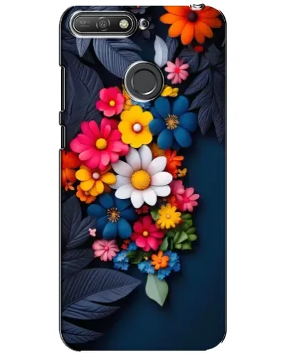 Чехол для Huawei Y6 Prime 2018 с картинкой «Цветочная феерия»