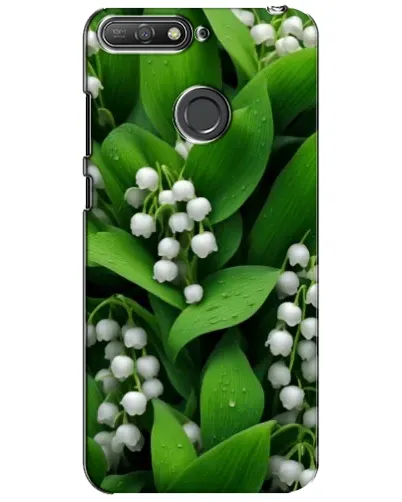 Чехол для Huawei Y6 Prime 2018 с картинкой «Ландыши в зелени»