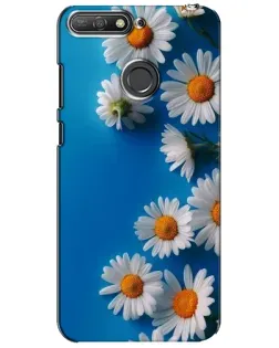 Чехол для Huawei Y6 Prime 2018 с картинкой «Белоснежные маргаритки»