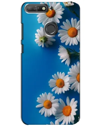 Чехол для Huawei Y6 Prime 2018 с картинкой «Белоснежные маргаритки»