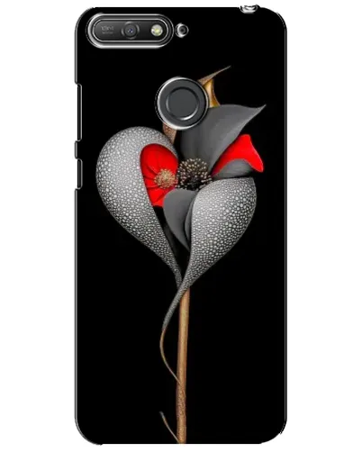 Чехол для Huawei Y6 Prime 2018 с картинкой «Серебряный фантазийный цветок» Чехол для Huawei Y6 Prime 2018 с картинкой «Серебряный фантазийный цветок»