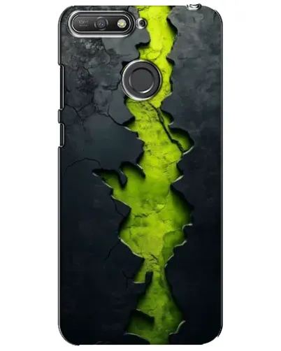 Чехол для Huawei Y6 Prime 2018 с картинкой «Салатовый разлом скалы» Чехол для Huawei Y6 Prime 2018 с картинкой «Салатовый разлом скалы»