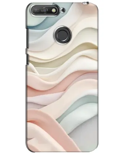 Чехол для Huawei Y6 Prime 2018 с картинкой «Пастельные нежные волны» Чехол для Huawei Y6 Prime 2018 с картинкой «Пастельные нежные волны»