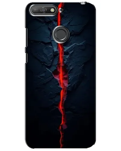 Чехол для Huawei Y6 Prime 2018 с картинкой «Kрасная лавовая трещина» Чехол для Huawei Y6 Prime 2018 с картинкой «Kрасная лавовая трещина»