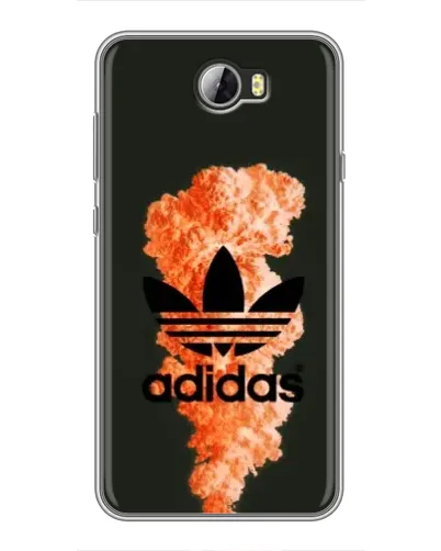 Чехол для Huawei Y5II с картинкой «Оранжевый дым Adidas» Чехол для Huawei Y5II с картинкой «Оранжевый дым Adidas»