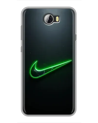 Чехол для Huawei Y5II с картинкой «Неоновый контур Nike» Чехол для Huawei Y5II с картинкой «Неоновый контур Nike»