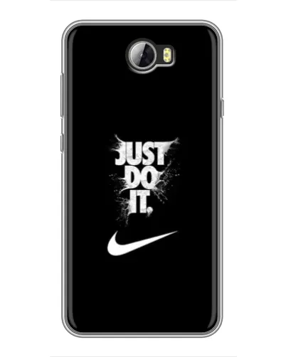 Чехол для Huawei Y5II с картинкой «Текстовый принт Nike» Чехол для Huawei Y5II с картинкой «Текстовый принт Nike»