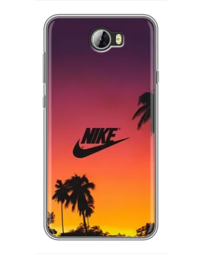 Чехол для Huawei Y5II с картинкой «Nike на закате солнца» Чехол для Huawei Y5II с картинкой «Nike на закате солнца»