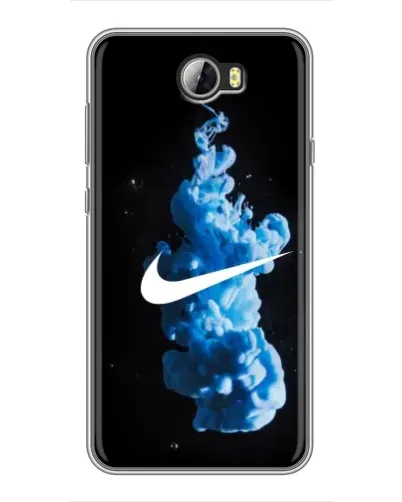 Чехол для Huawei Y5II с картинкой «Nike и синий дым» Чехол для Huawei Y5II с картинкой «Nike и синий дым»
