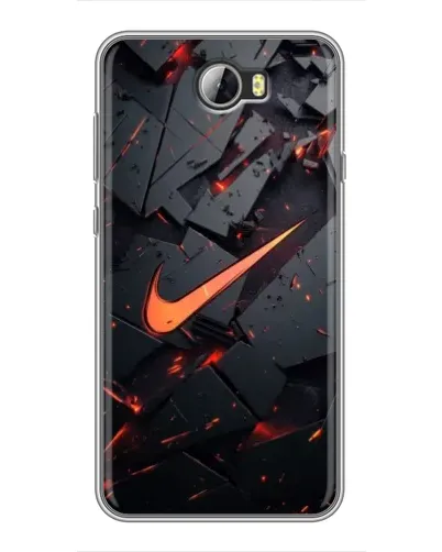 Чехол для Huawei Y5II с картинкой «Nike — эффект разломов» Чехол для Huawei Y5II с картинкой «Nike — эффект разломов»
