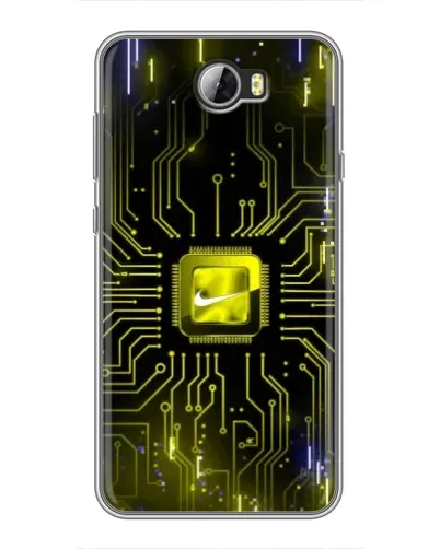 Чехол для Huawei Y5II с картинкой «Nike — золотая искра» Чехол для Huawei Y5II с картинкой «Nike — золотая искра»