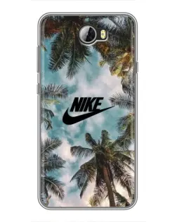 Чехол для Huawei Y5II с картинкой «Тропический принт Nike» Чехол для Huawei Y5II с картинкой «Тропический принт Nike»