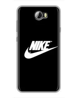 Чехол для Huawei Y5II с картинкой «Мазки краски Nike» Чехол для Huawei Y5II с картинкой «Мазки краски Nike»