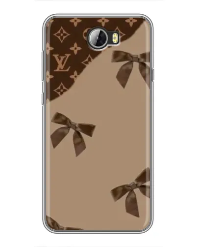 Чехол для Huawei Y5II с картинкой «LV — кофейный атлас» Чехол для Huawei Y5II с картинкой «LV — кофейный атлас»